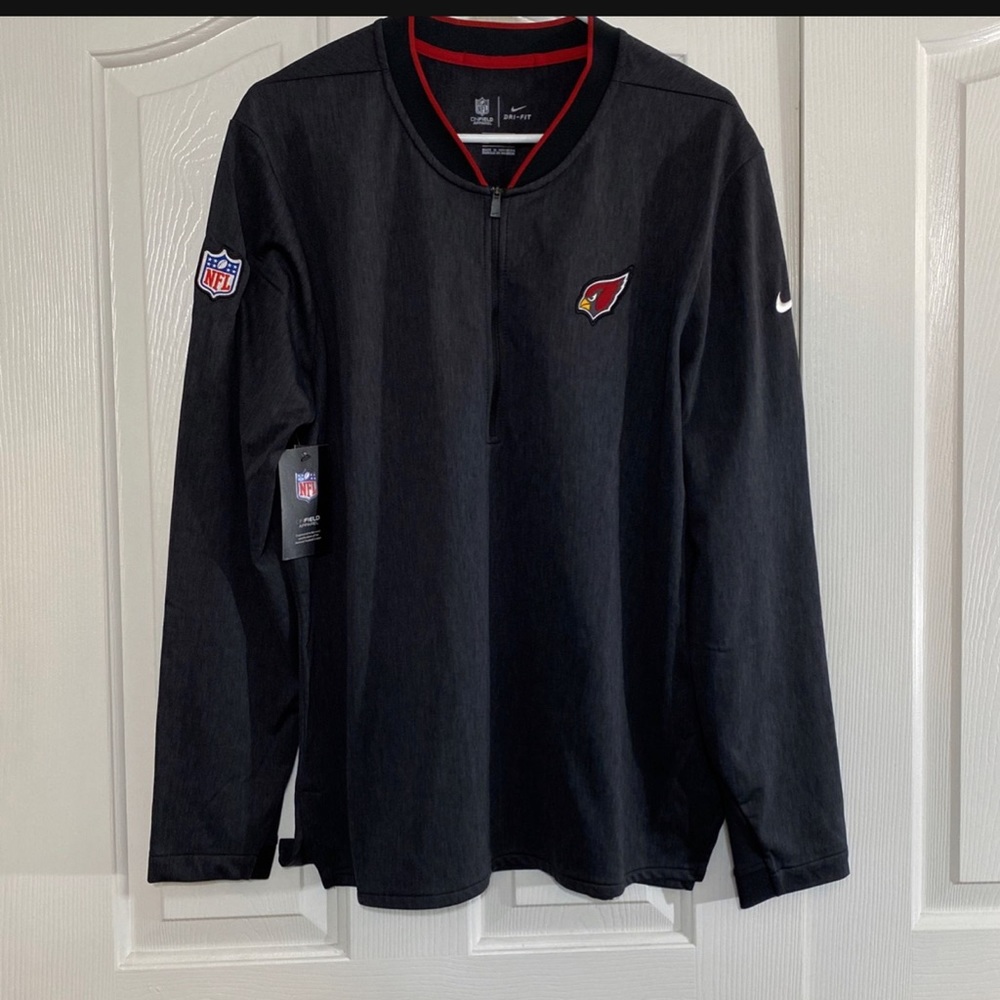 Nike NFL On Field Arizona Cardinals 1/4 Zip Pullover 906910-010